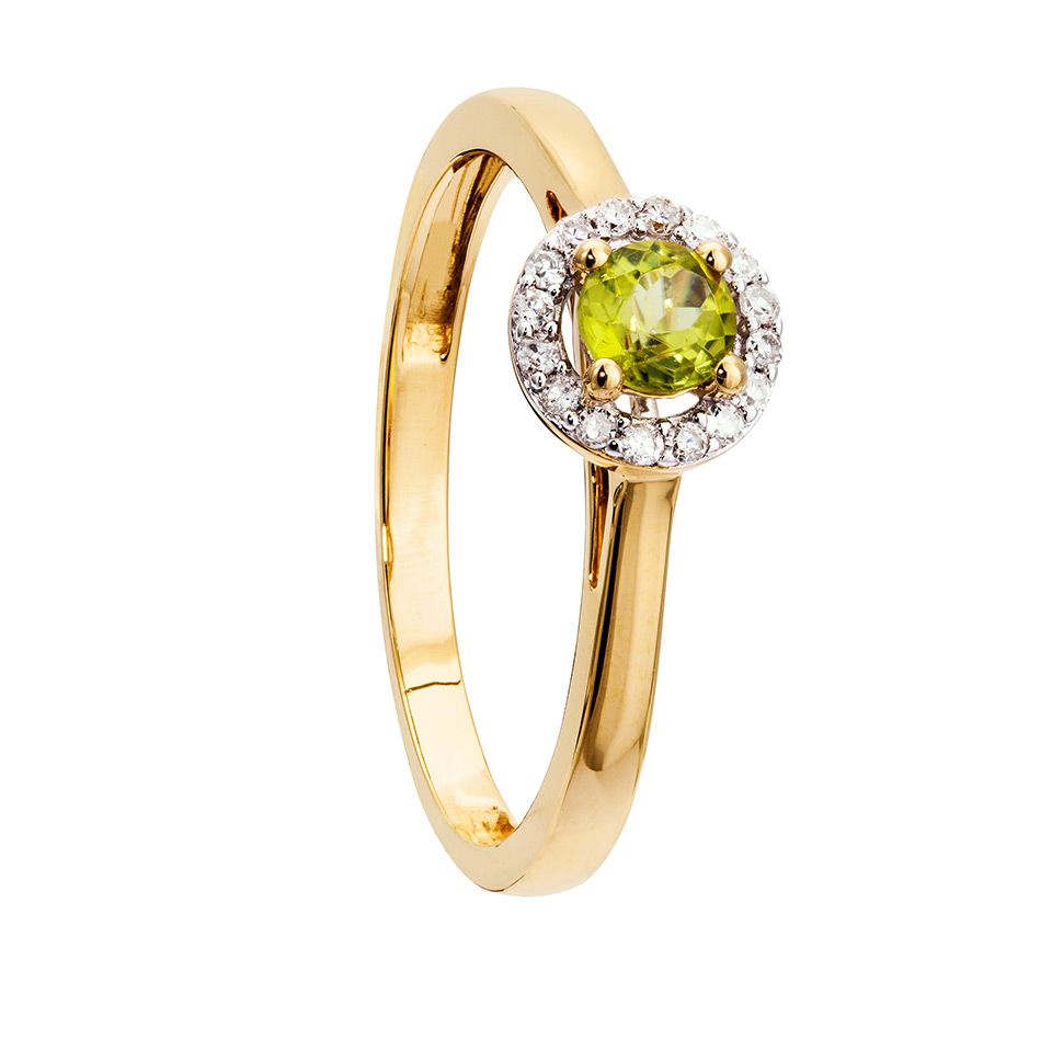 Diamantring i 18K guld, 15.0