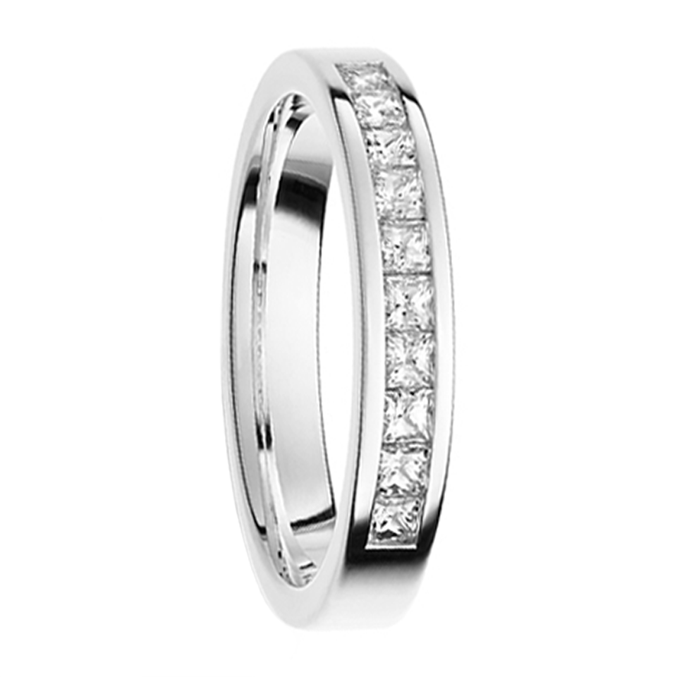 Diamantring i 18K guld, 50