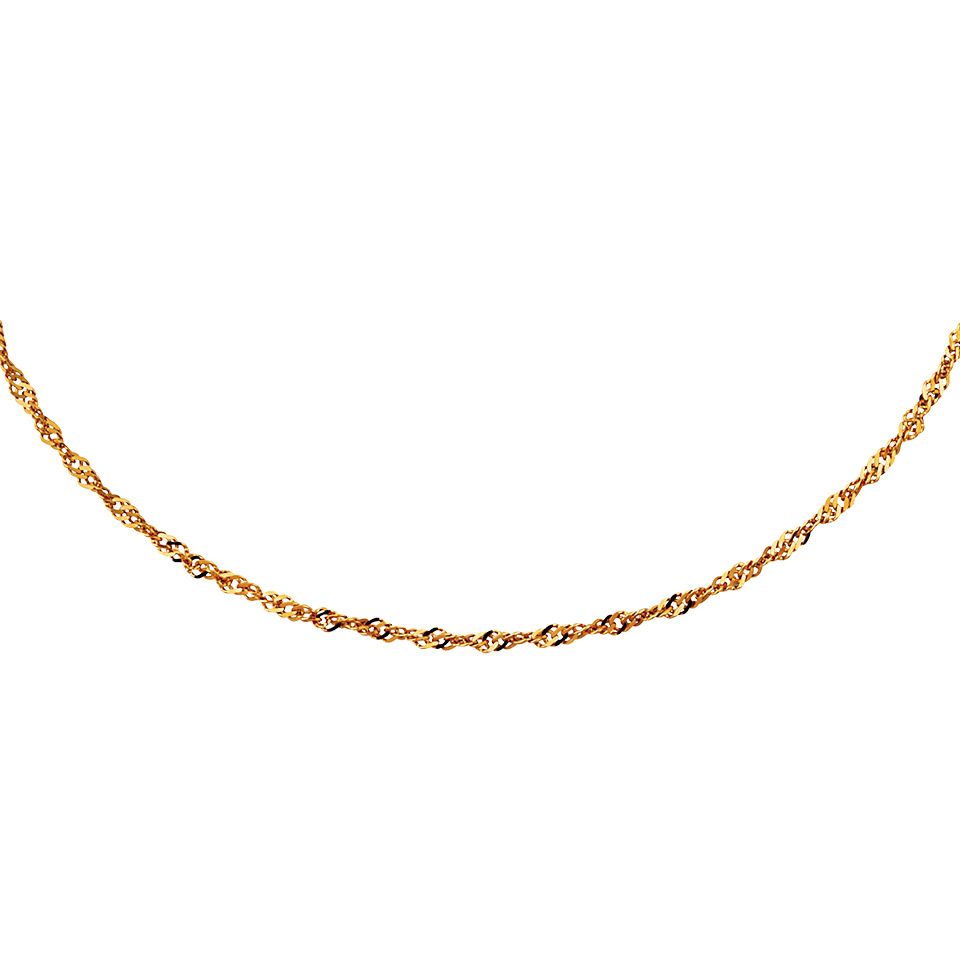 Kedja i 18K guld 45 cm