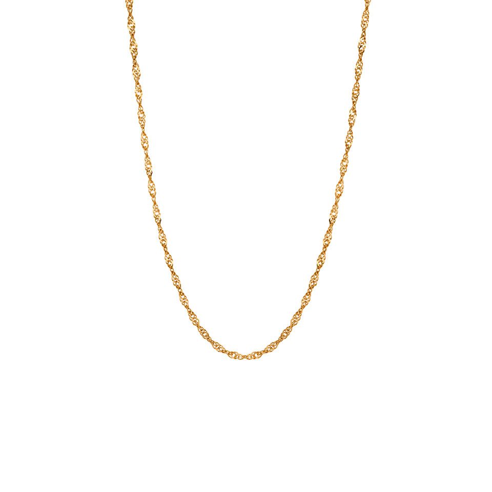 Kedja i 18K guld 42 cm