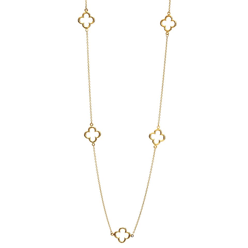 Halsband i 18K guld 80cm