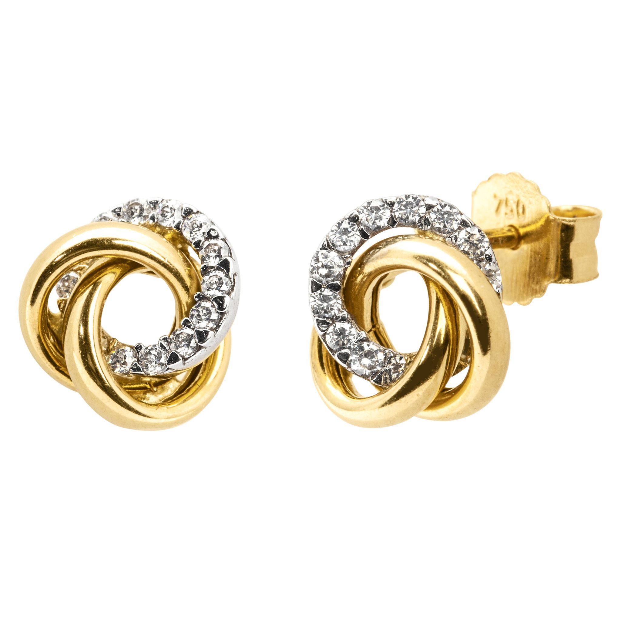 Örhängen i 18K guld 8494