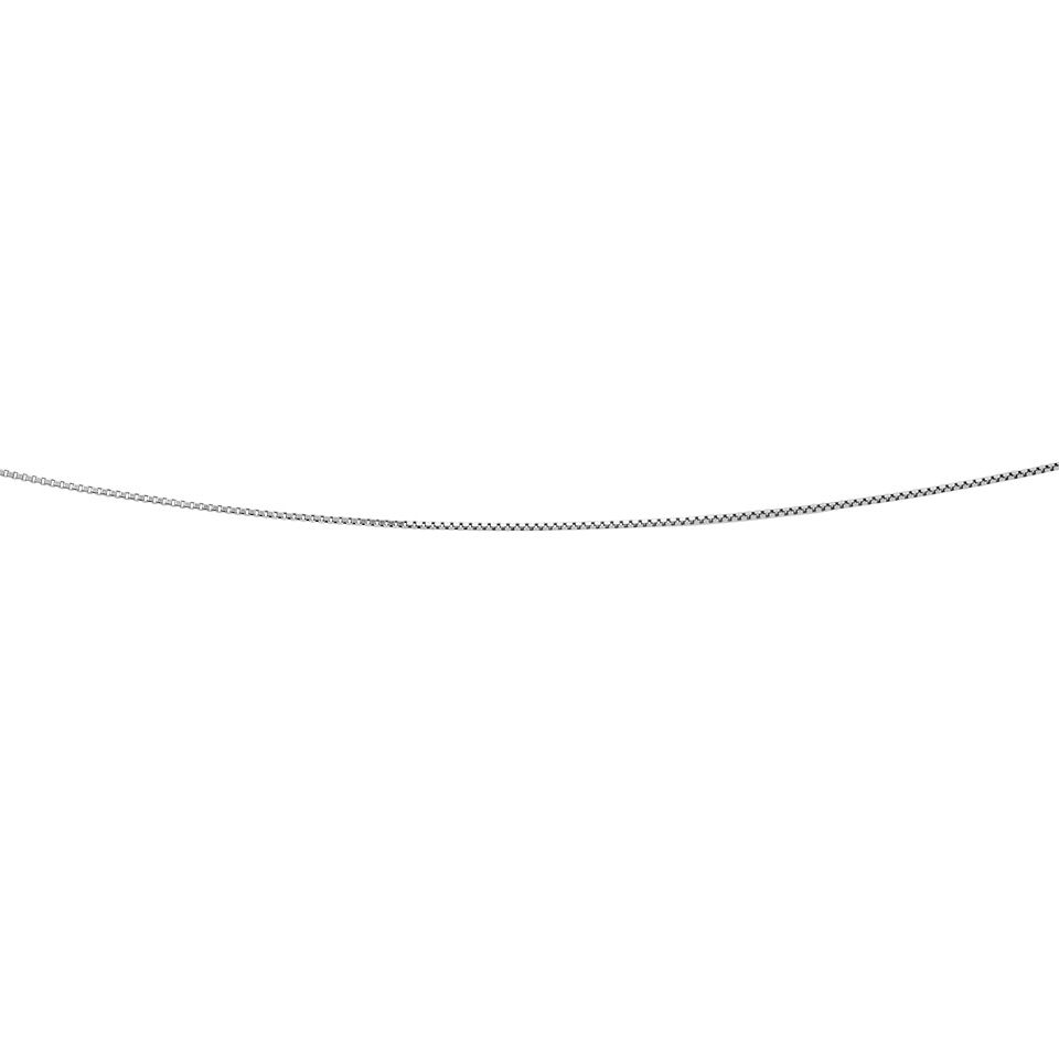 Kedja i &auml;kta silver 42 cm