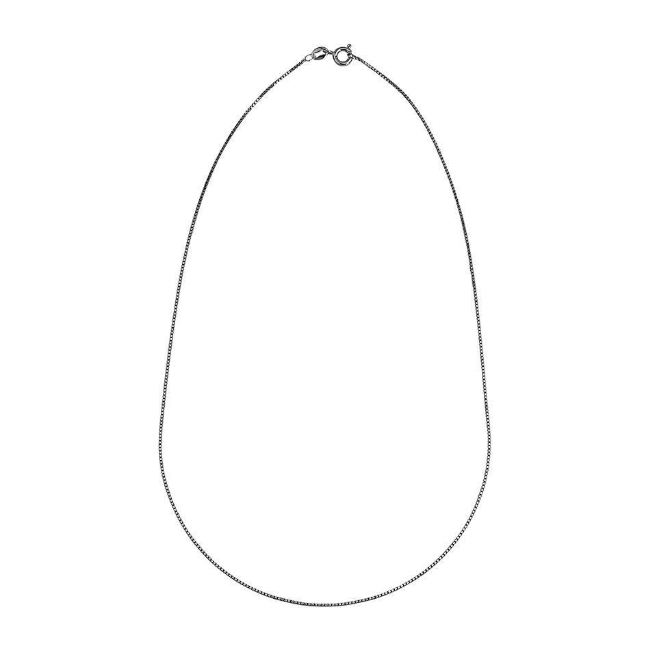 Kedja i &auml;kta silver 60 cm
