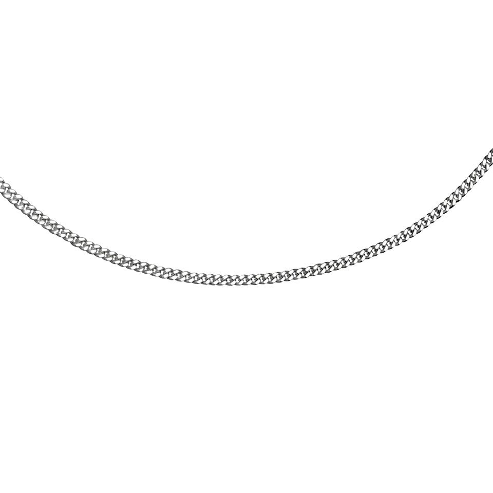 Kedja i &auml;kta silver 42 cm