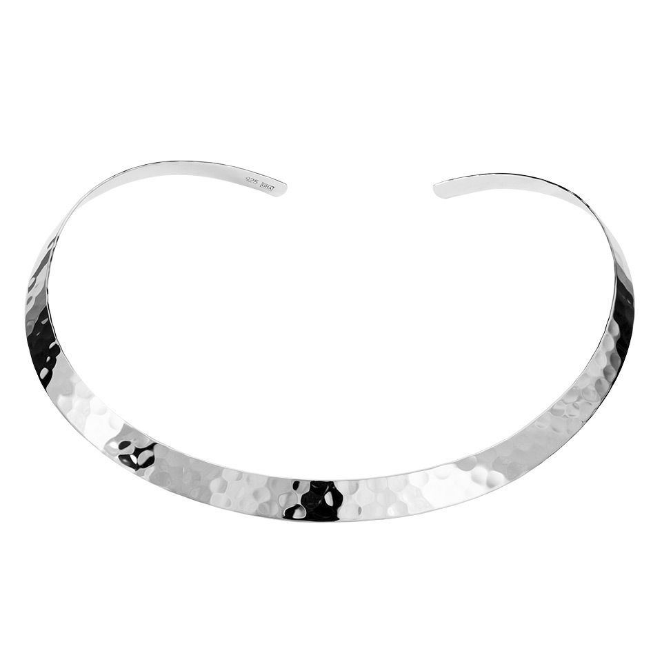 Stel halsring i äkta silver från Hallbergs Guld