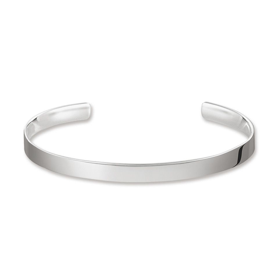 Armring i &auml;kta silver