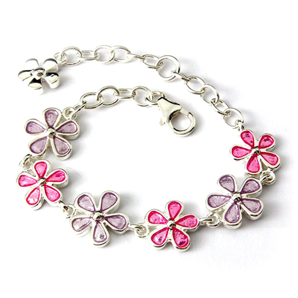 Armband i &auml;kta silver