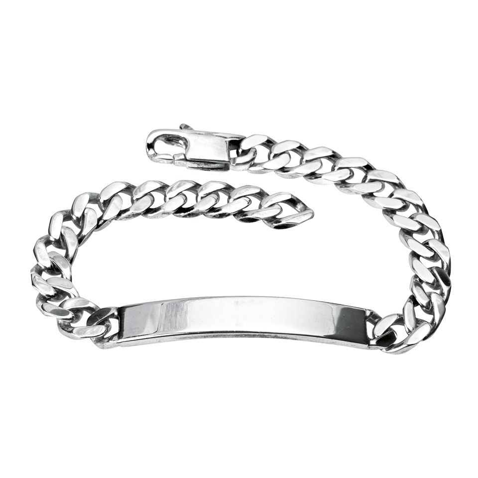 Arml&auml;nk i &auml;kta silver