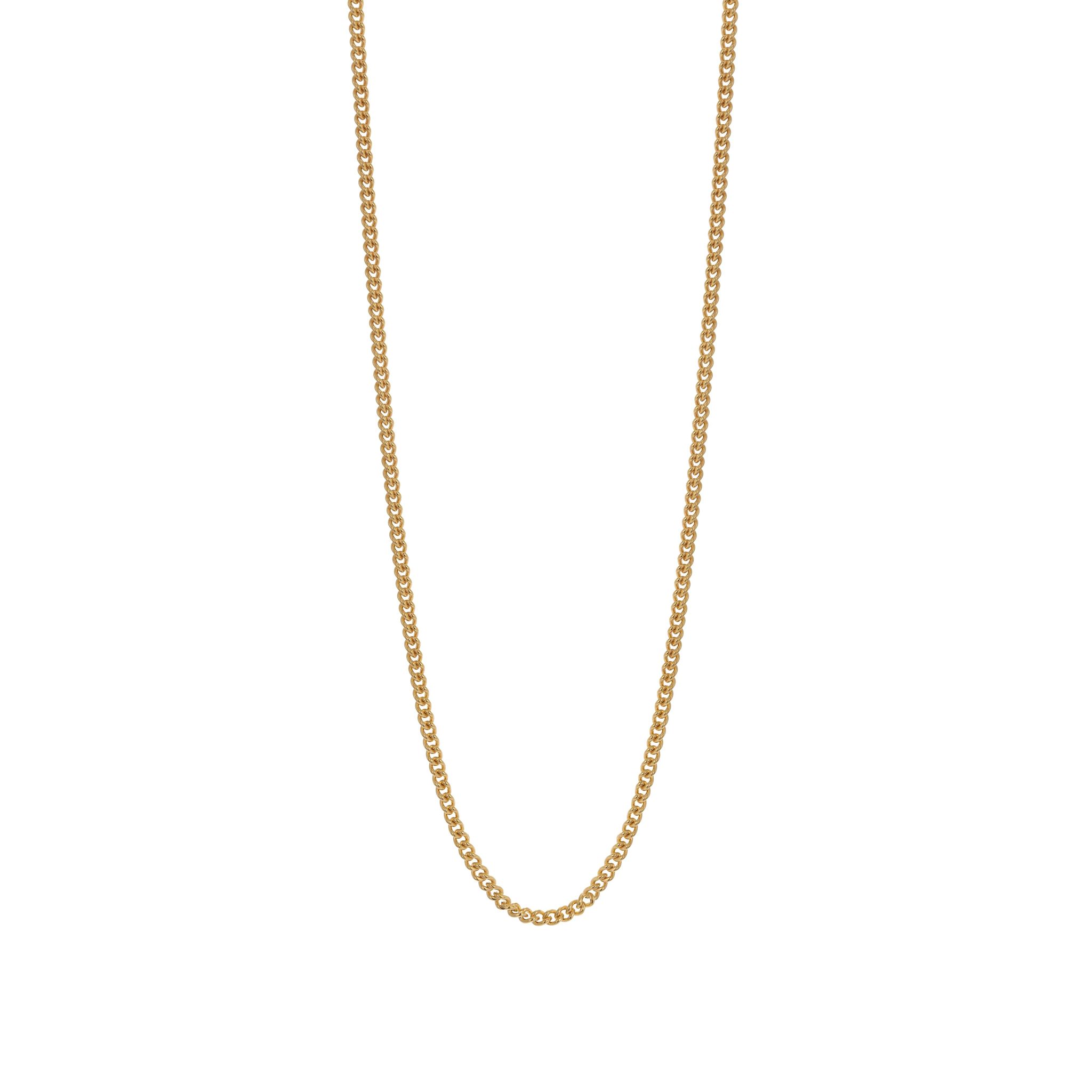 Förgylld kedja 80 cm