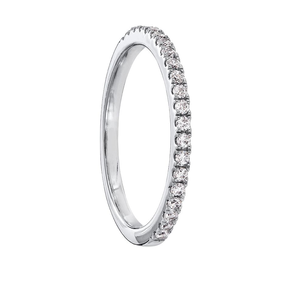 Diamantring i 18K guld, 15.5