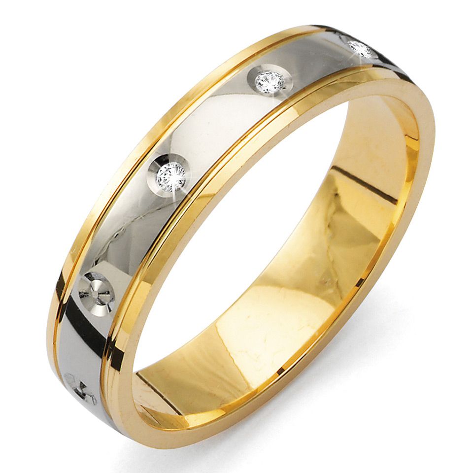 Diamantring i 18K guld, 48