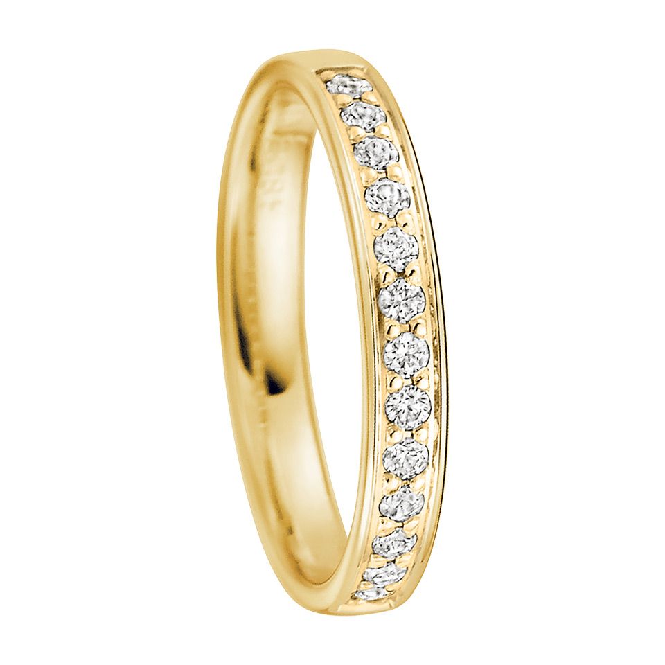 Diamantring i 18K guld, 66
