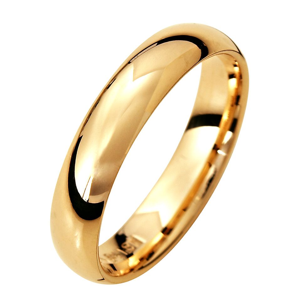 Förlovningsring i 9K guld 4mm, 75