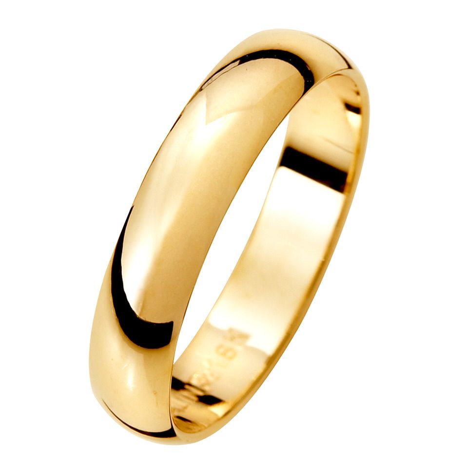 Förlovningsring i 9K guld 4mm, 62