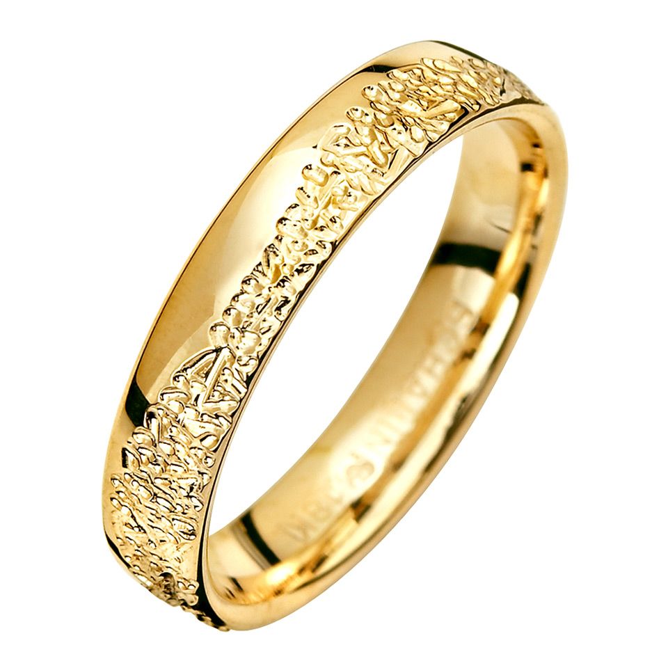 Förlovningsring i 9K guld 4mm, 63