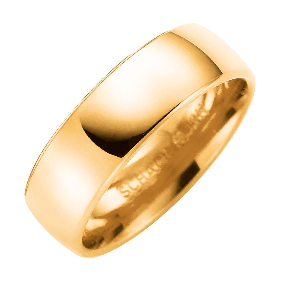 Förlovningsring i 9K guld 6mm, 68