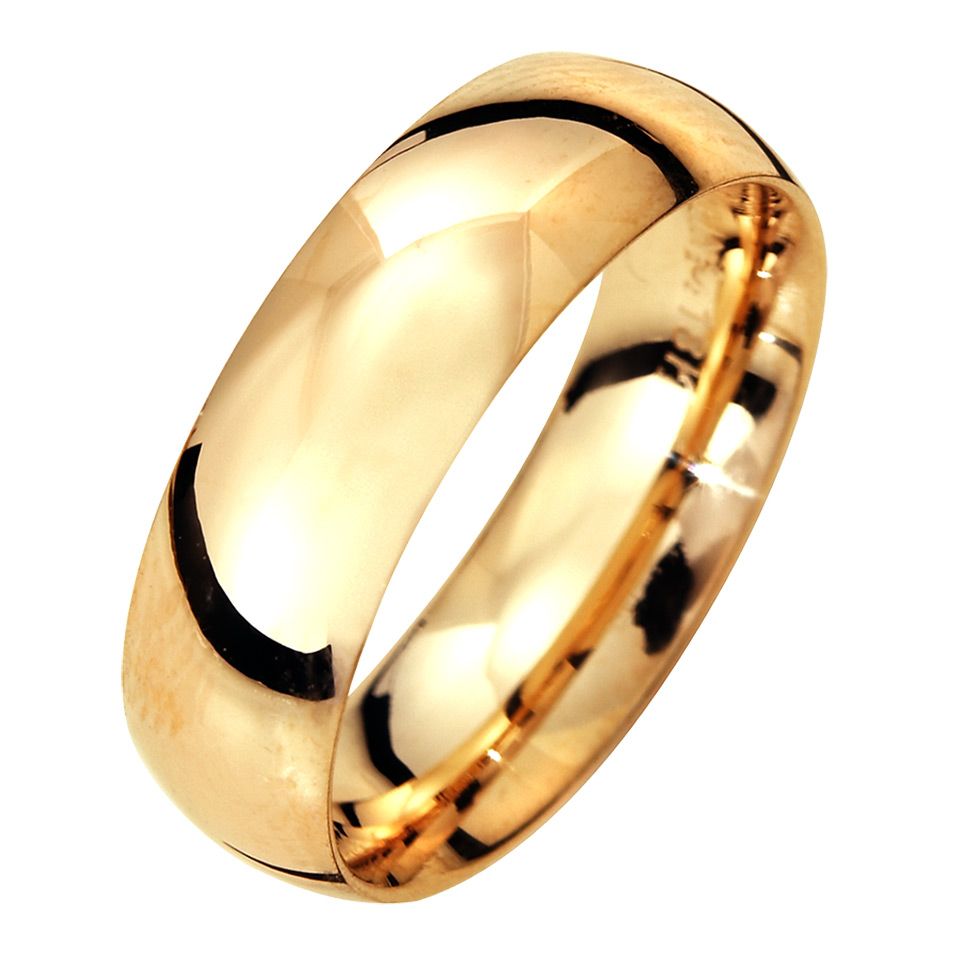 Förlovningsring i 18K guld 6mm, 59