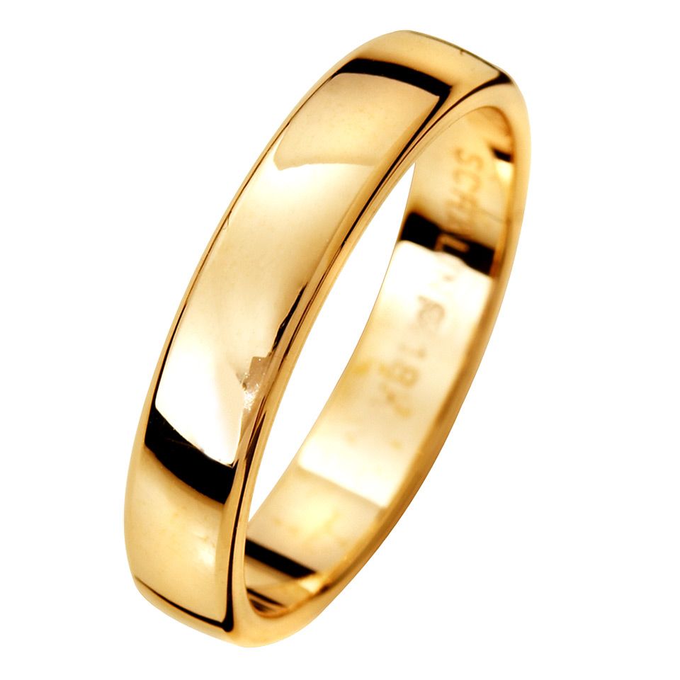 Förlovningsring i 18K guld 4mm, 66