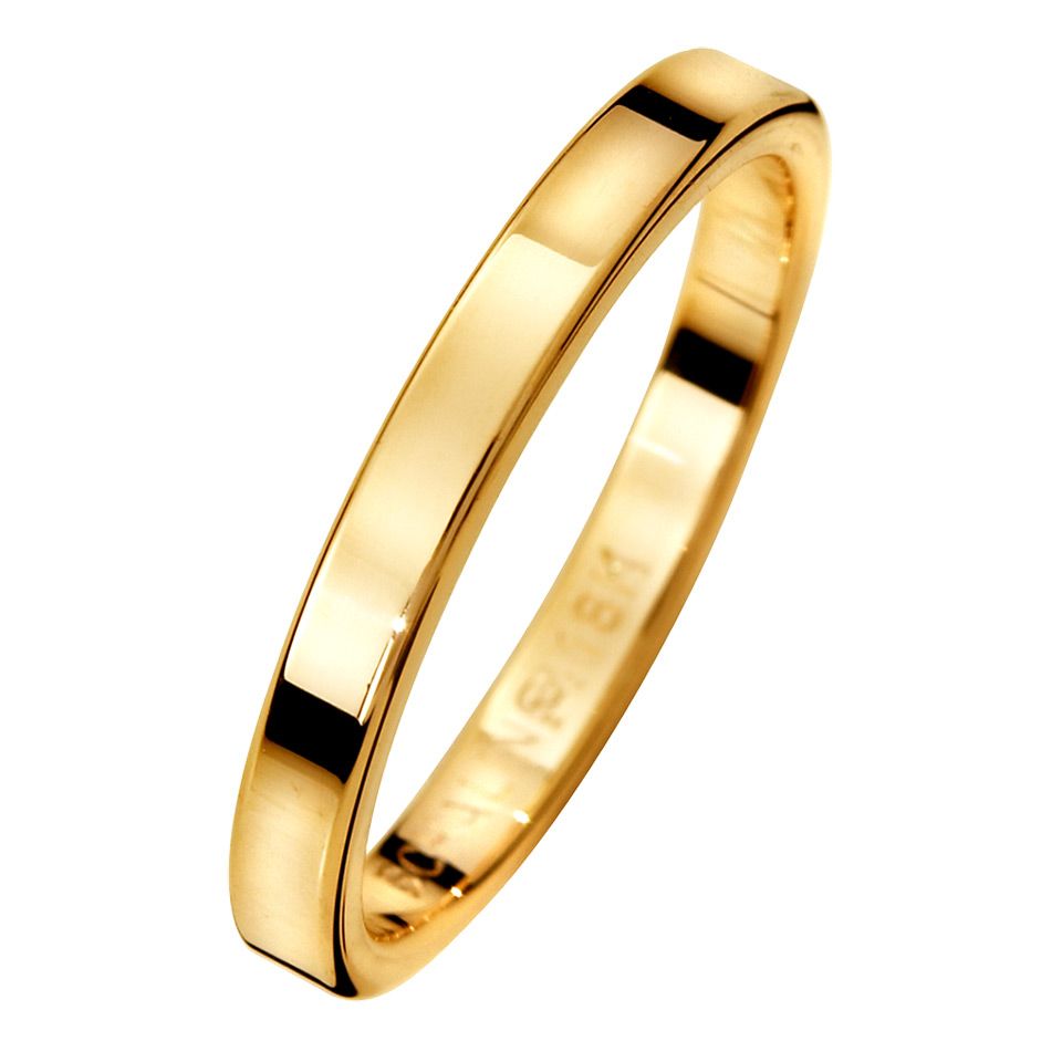 Förlovningsring i 18K guld 2,5mm, 61