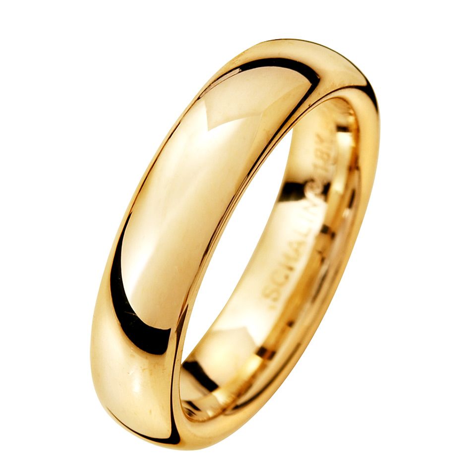 Förlovningsring i 18K guld 5mm, 65