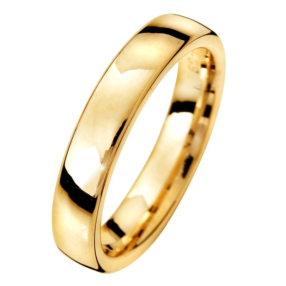 Förlovningsring i 18K guld 4mm, 53