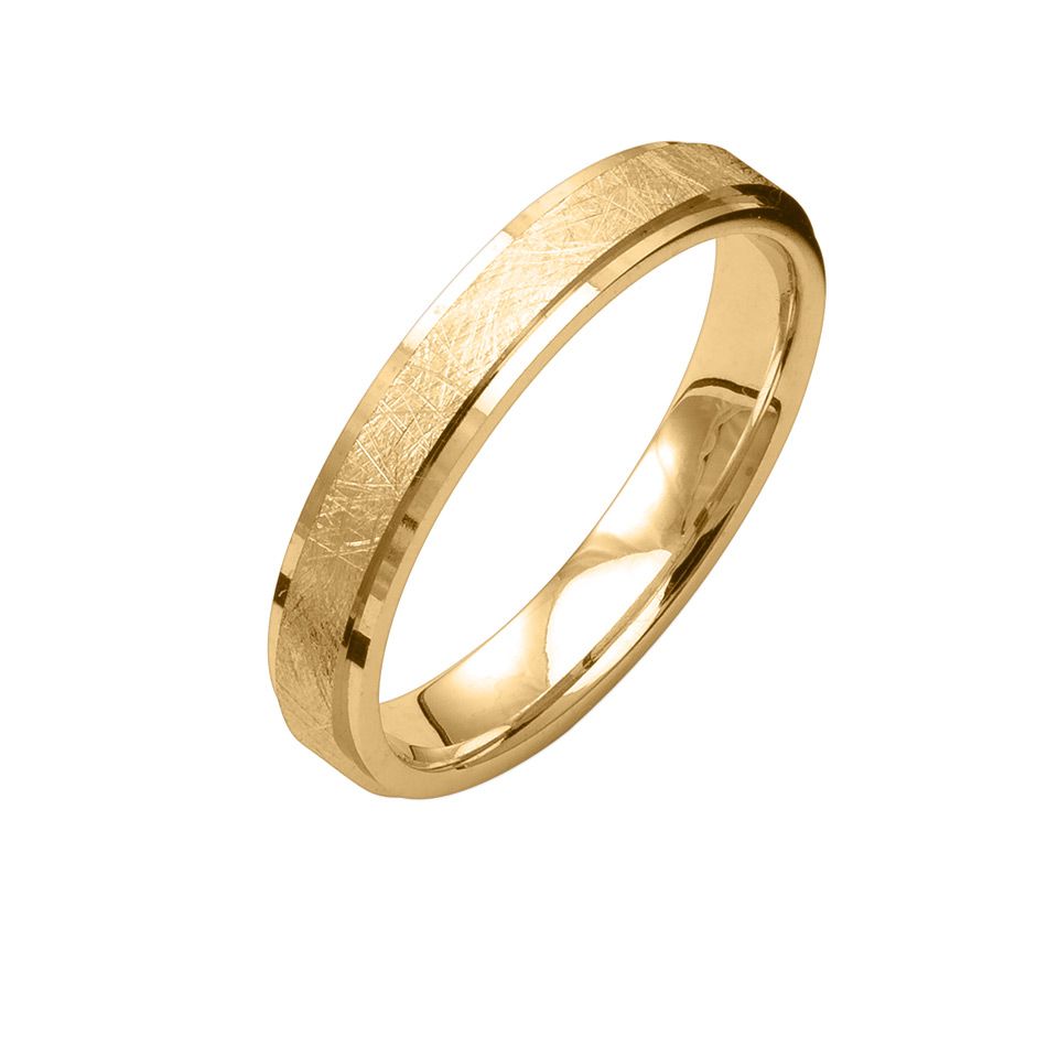 F&ouml;rlovningsring i 18K guld 4mm, 65