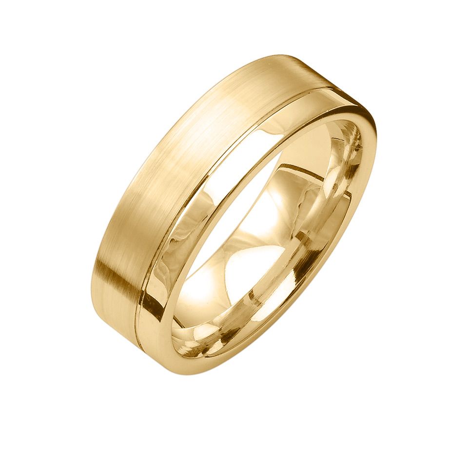 Förlovningsring i 18K guld 7mm, 60