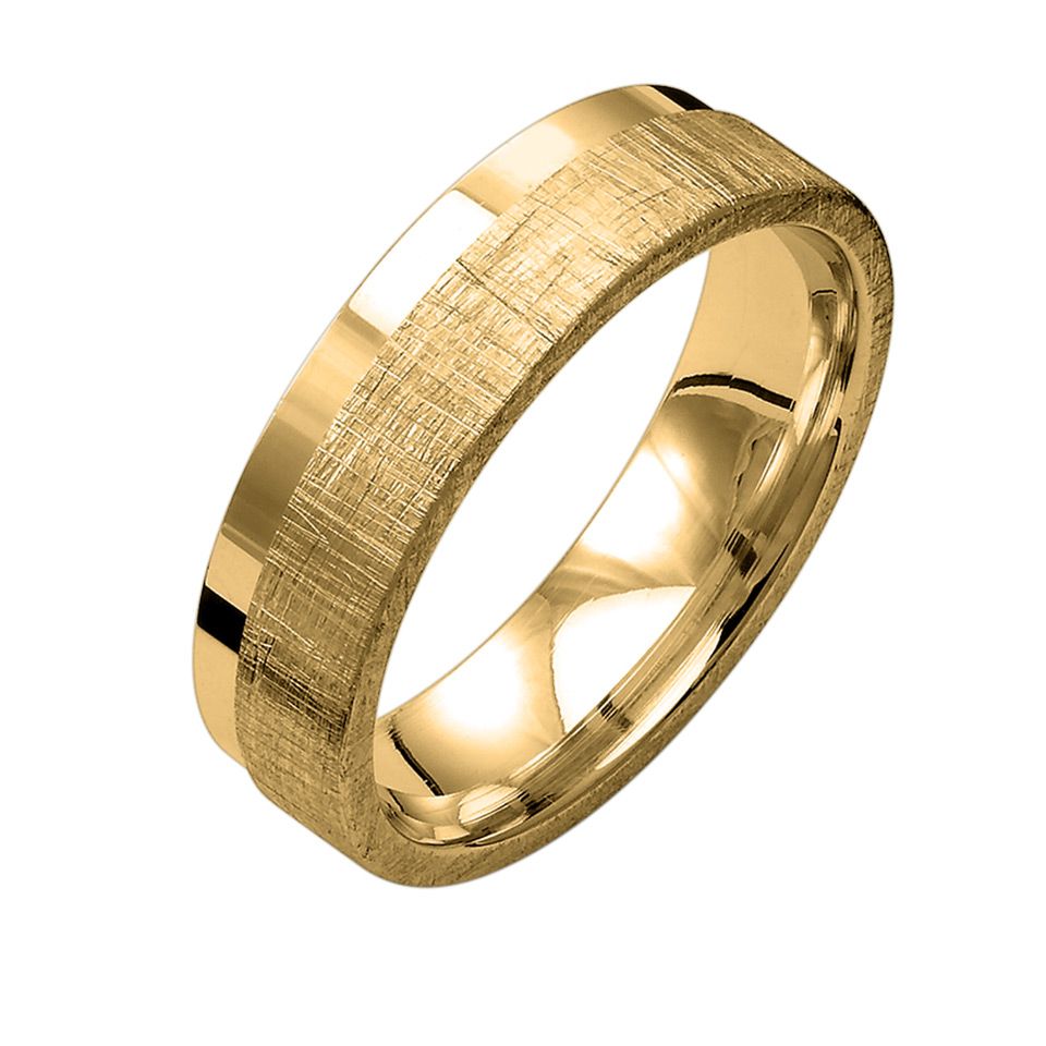 Förlovningsring i 18K guld 6mm, 65