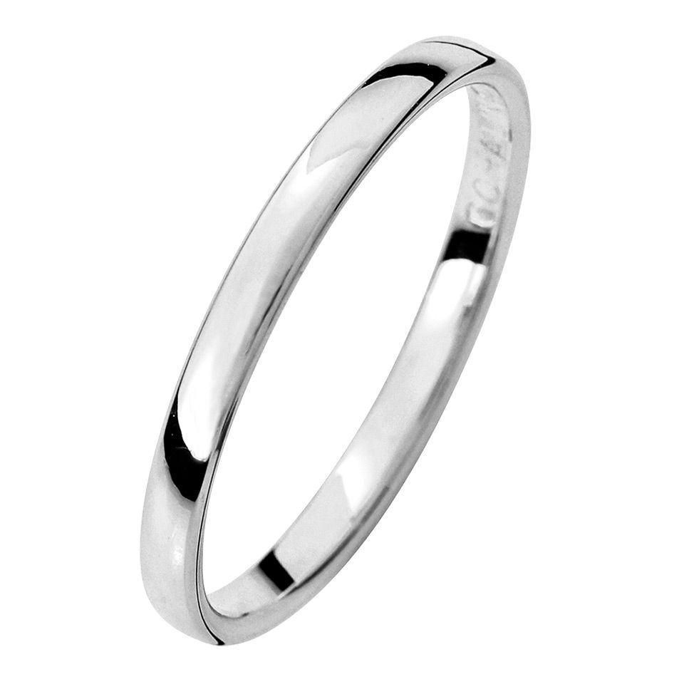 F&ouml;rlovningsring Palladium 2mm, 75