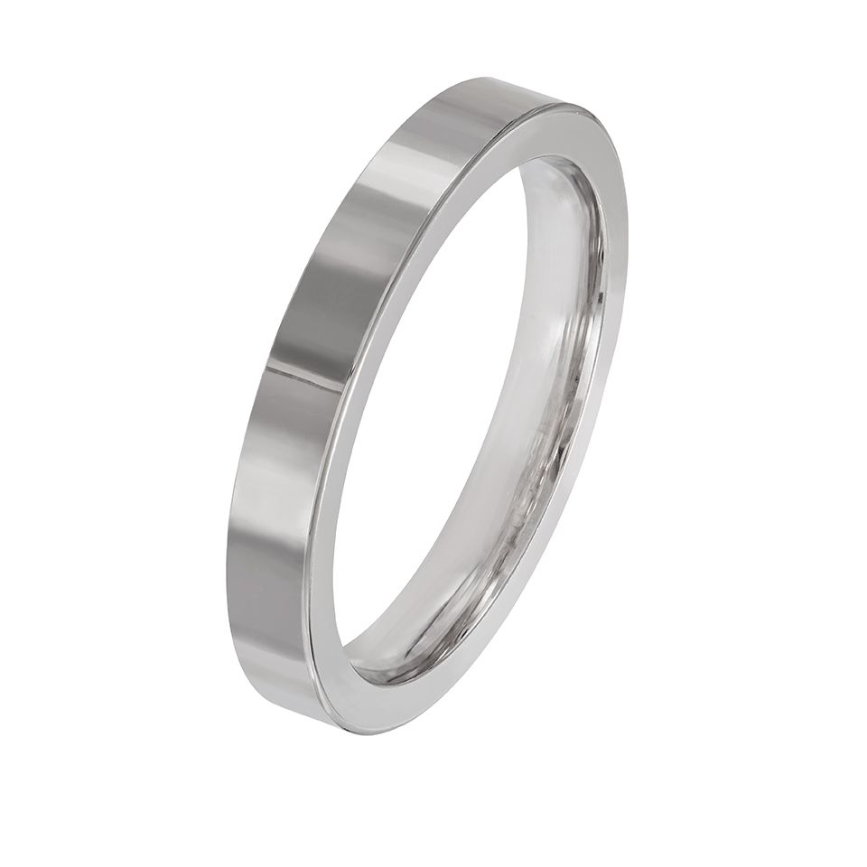 F&ouml;rlovningsring Palladium 3mm, 68