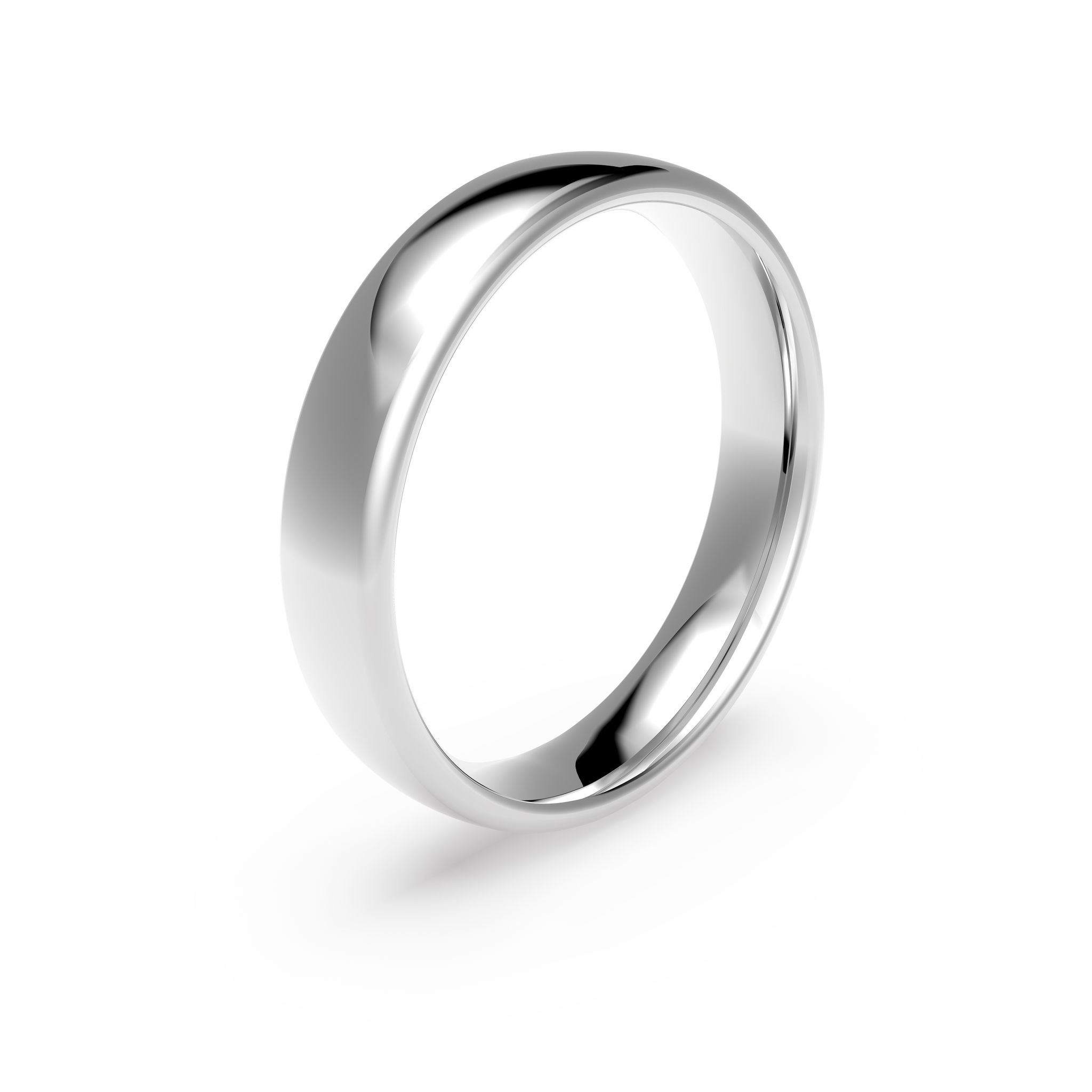 Förlovningsring i platina 4,5mm, 70