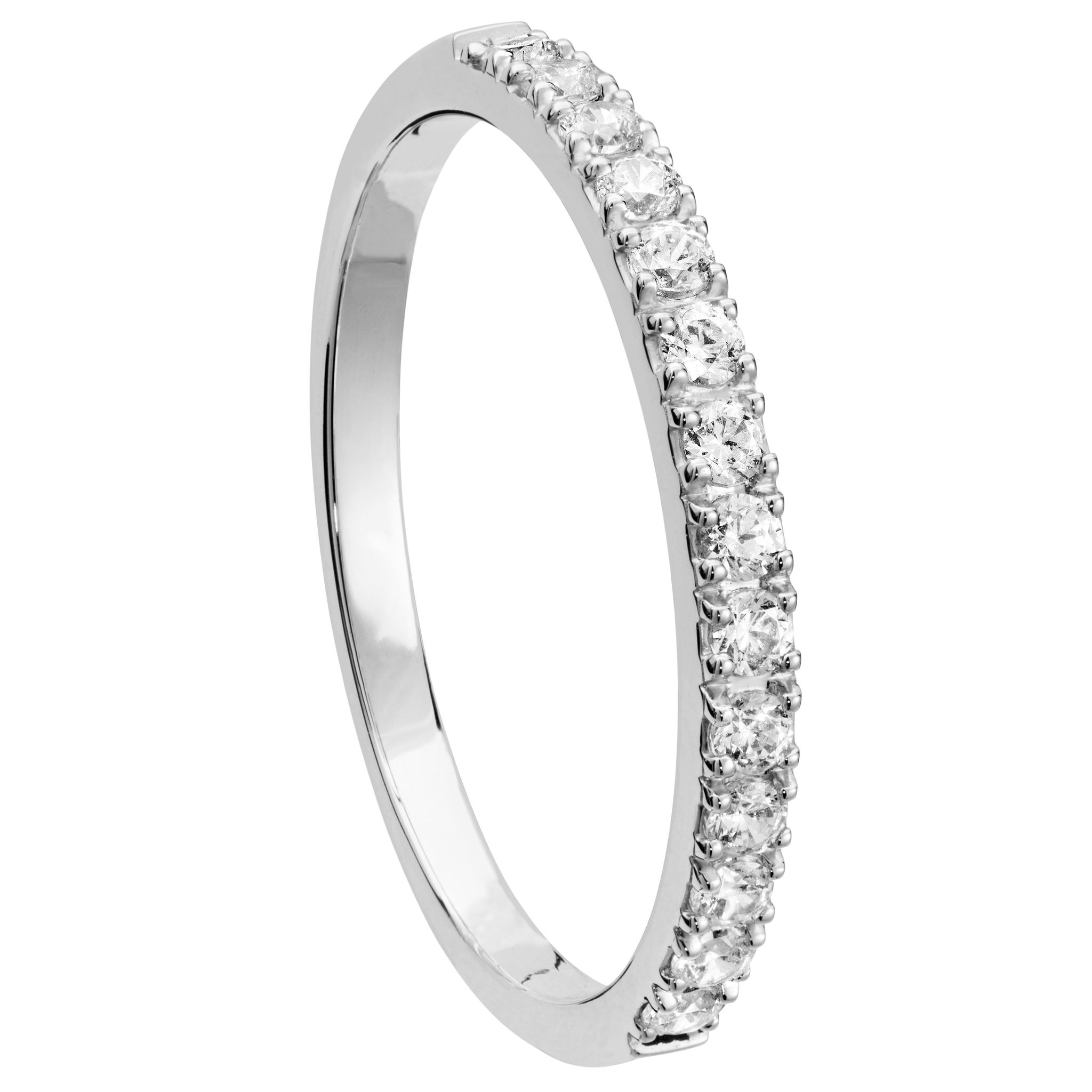 Diamantring i platina, 18.0