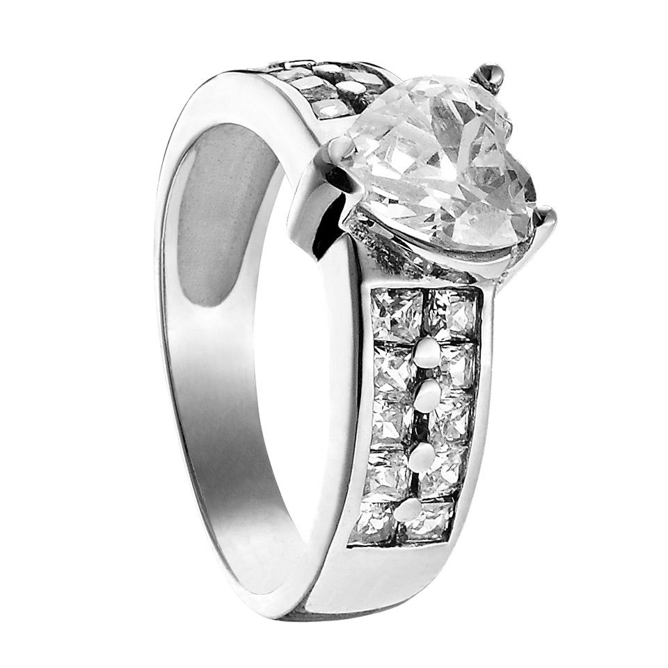 Ring i &auml;kta silver, 18.0