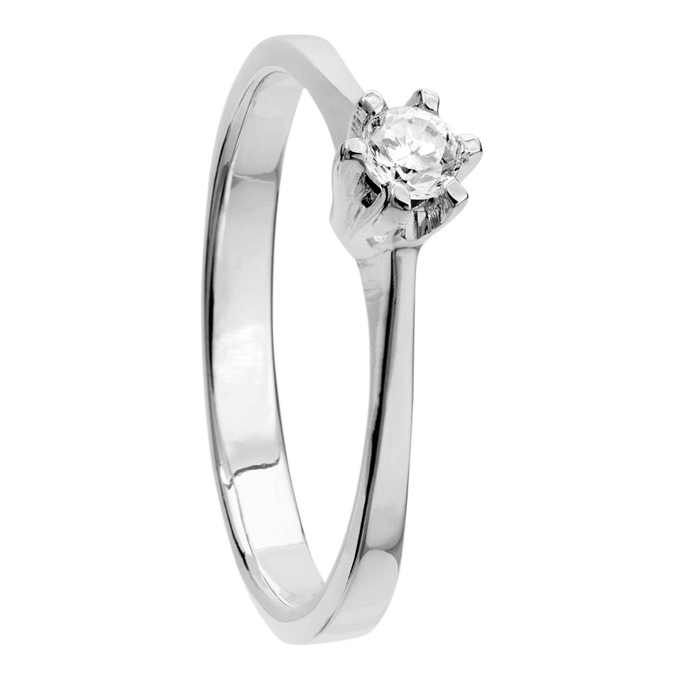 Ring i äkta silver, 18.0