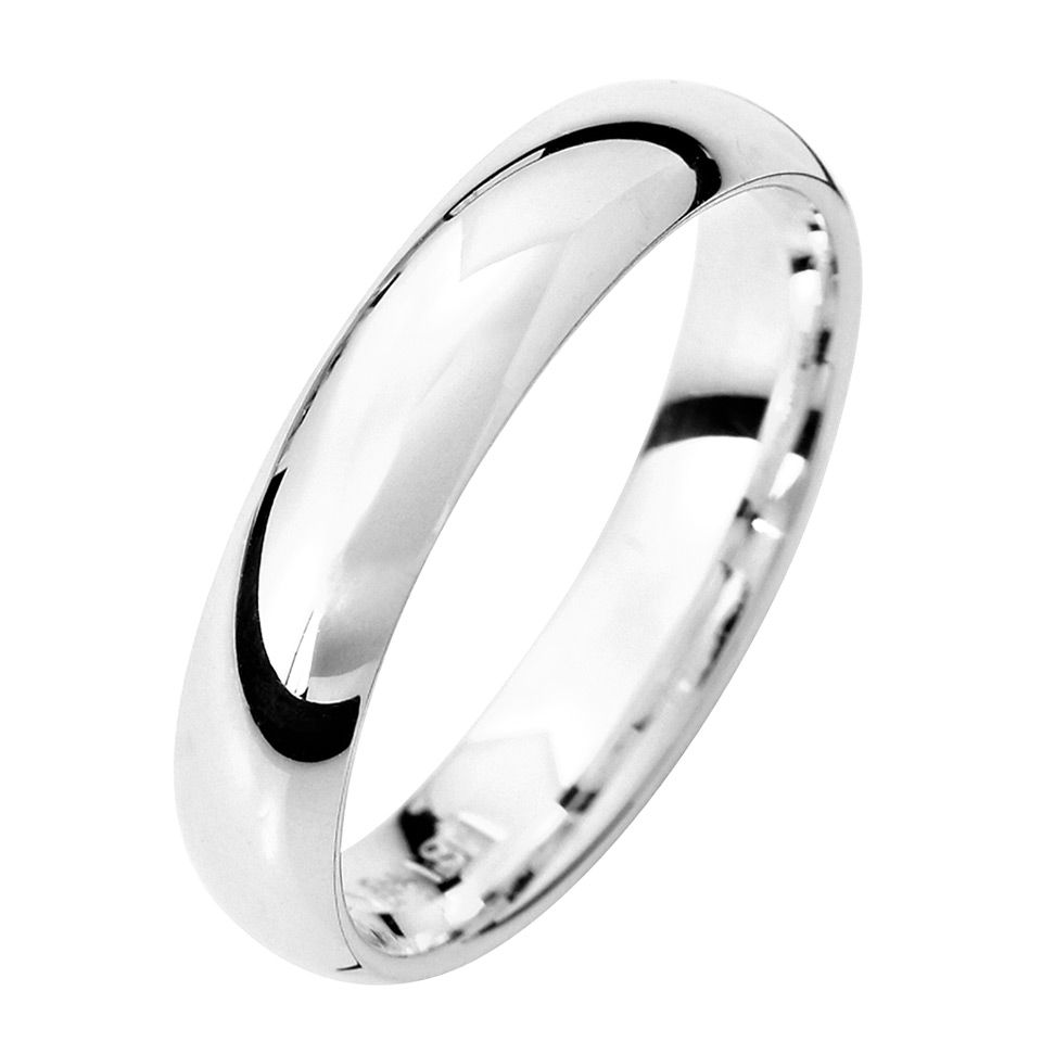 Förlovningsring i äkta silver 4mm, 76