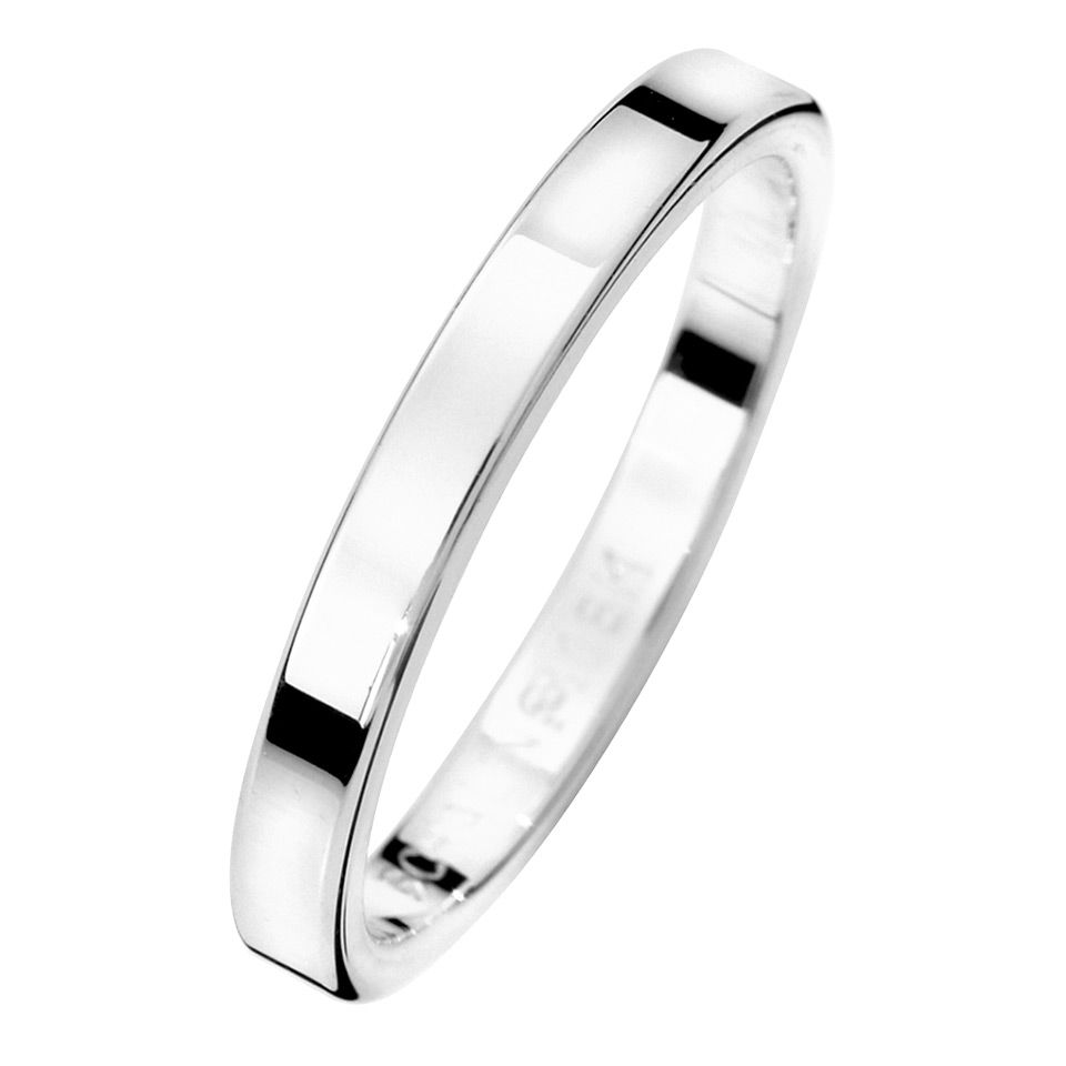 Förlovningsring i äkta silver 2,5mm, 50