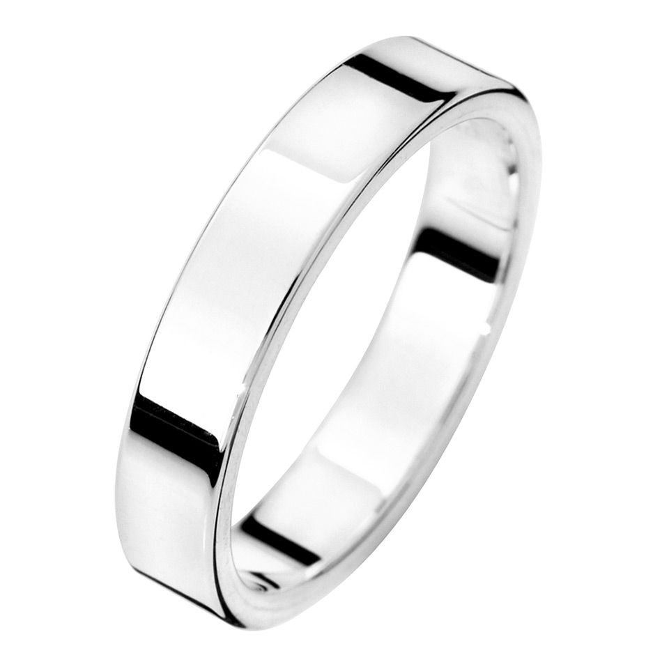 F&ouml;rlovningsring i &auml;kta silver 4mm, 55