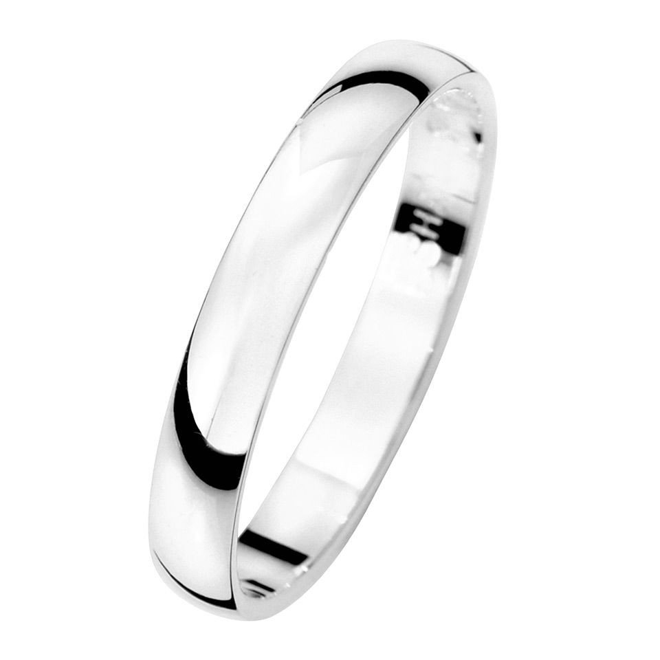 F&ouml;rlovningsring i &auml;kta silver 3mm, 60