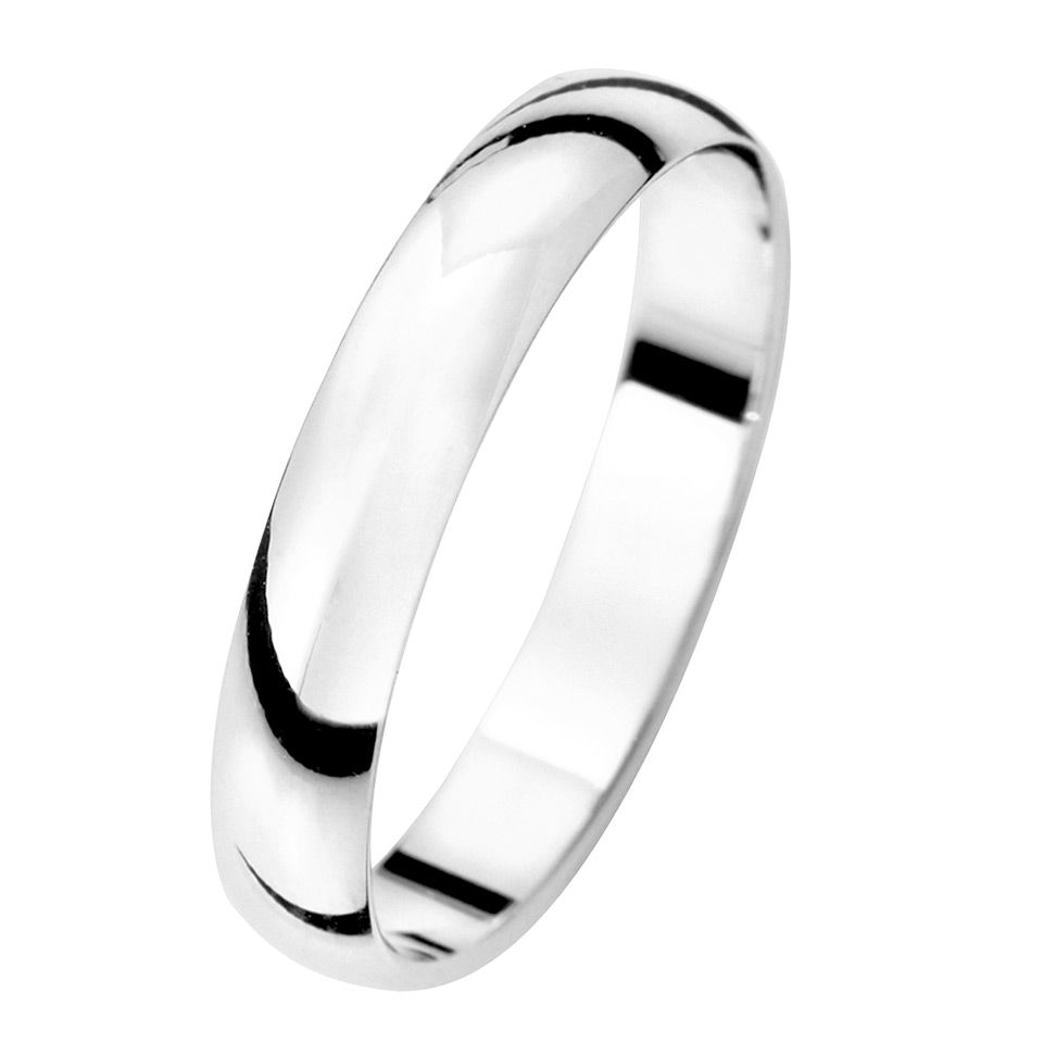 F&ouml;rlovningsring i &auml;kta silver 3,5mm, 52