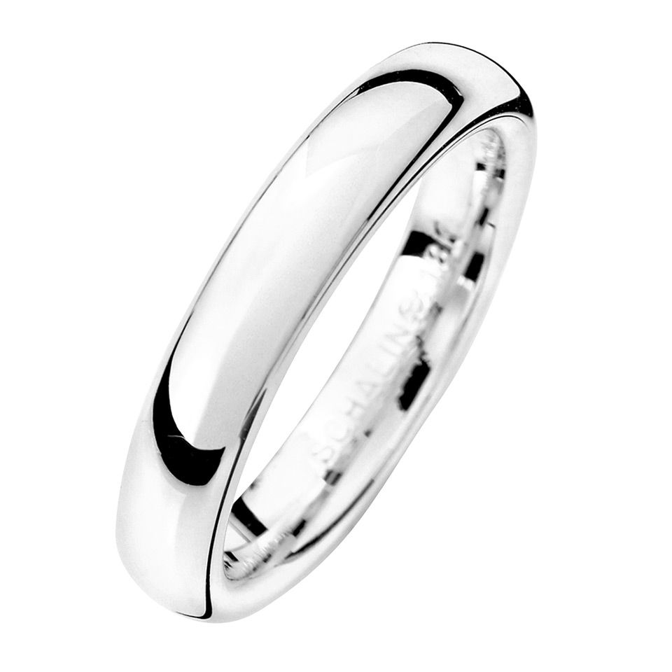 F&ouml;rlovningsring i &auml;kta silver 4mm, 73