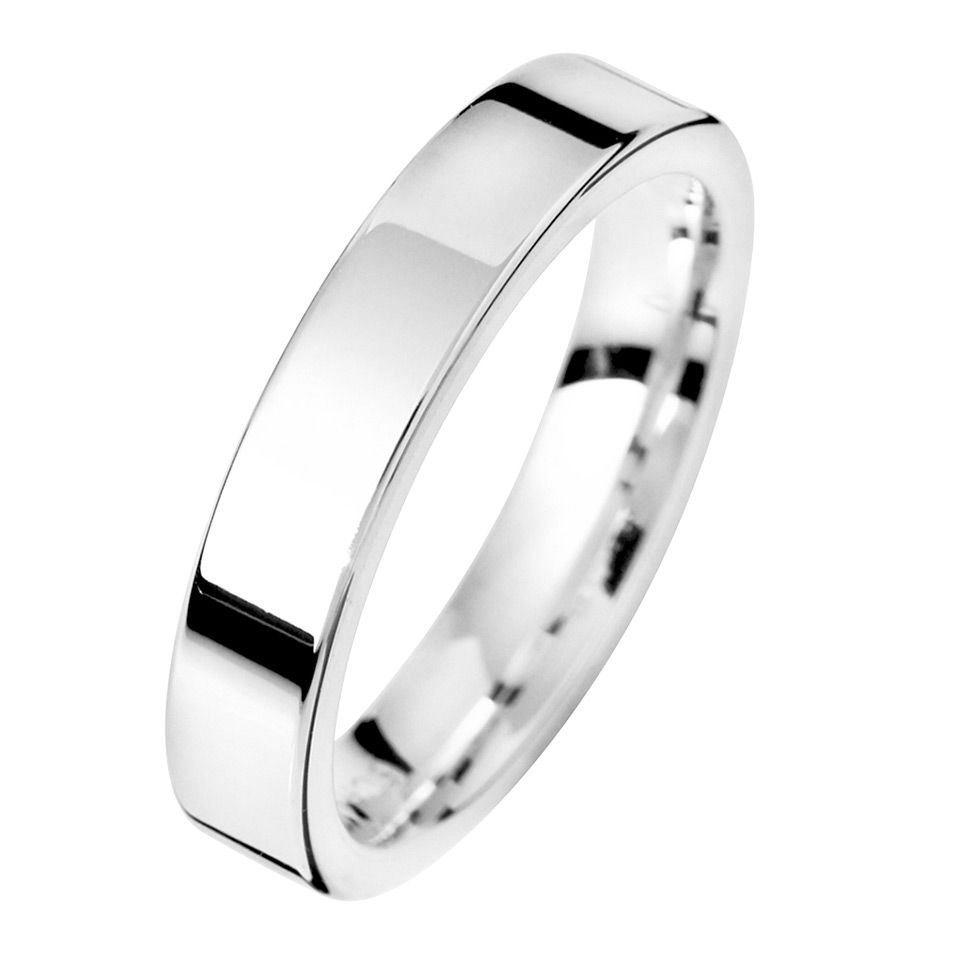 F&ouml;rlovningsring i &auml;kta silver 4mm, 69