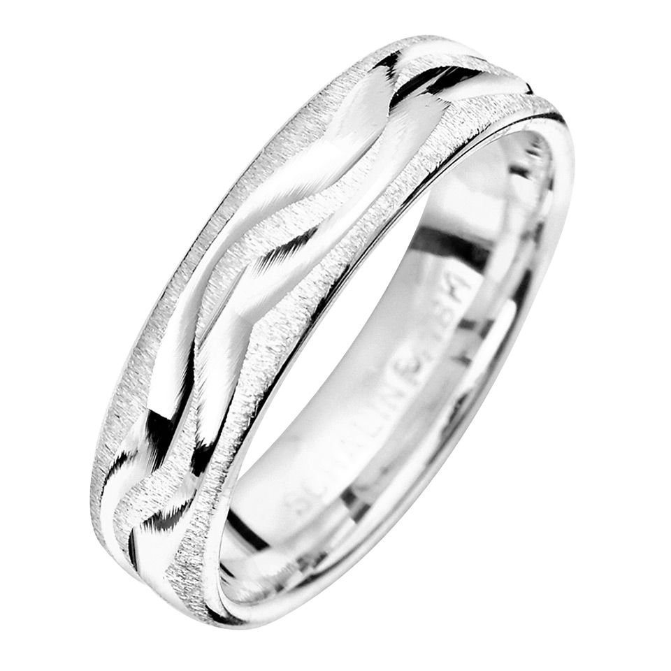 Förlovningsring i äkta silver 5mm, 70