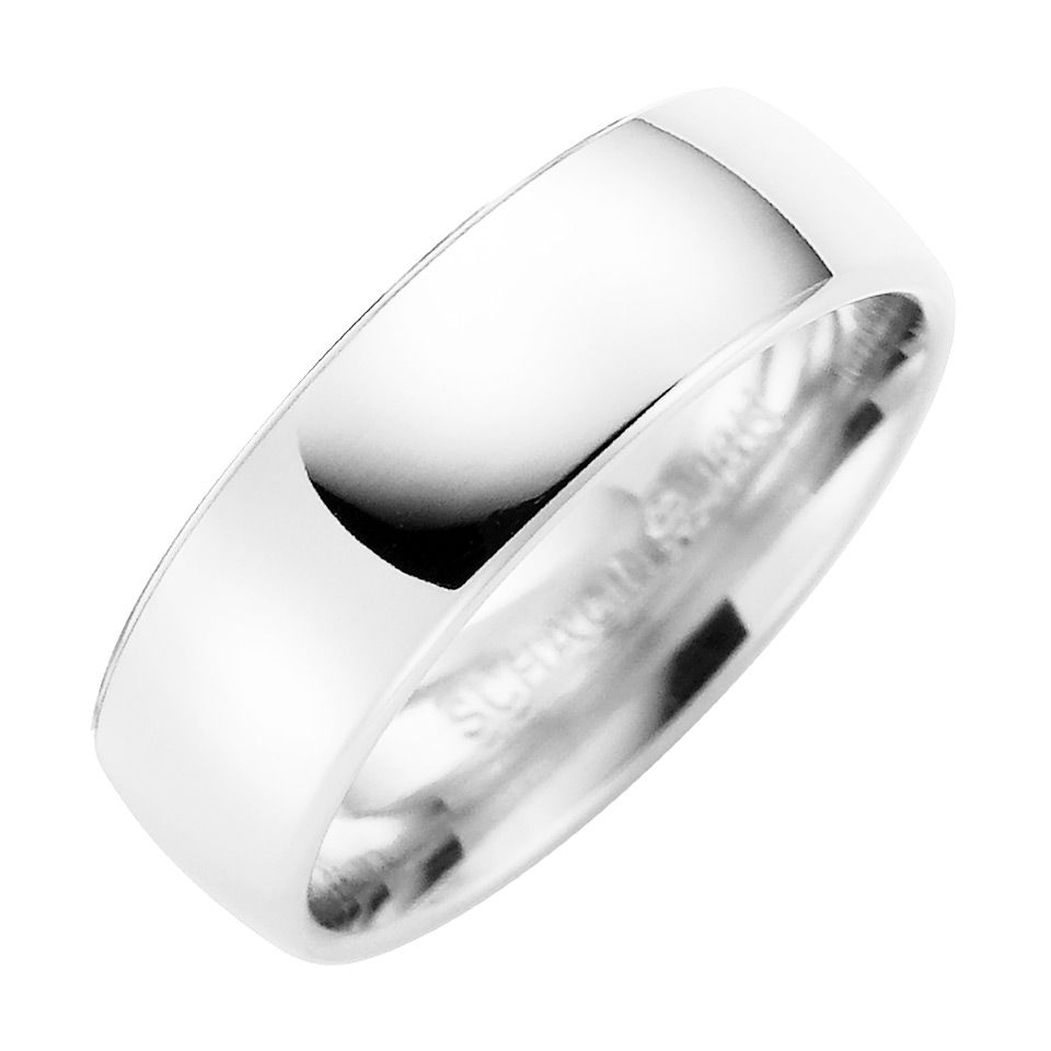 F&ouml;rlovningsring i &auml;kta silver 6mm, 51