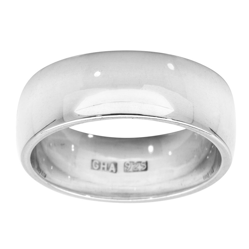 F&ouml;rlovningsring i &auml;kta silver, 18.0