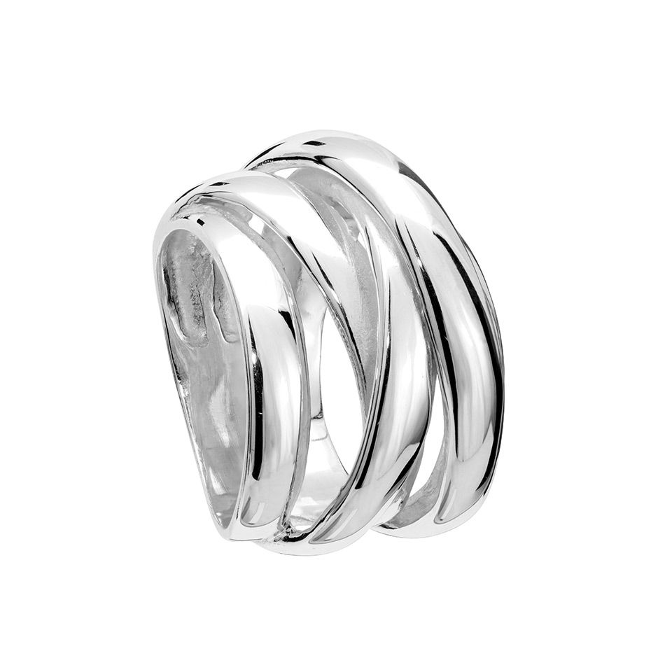 Ring i äkta silver- Omlott, 19.0