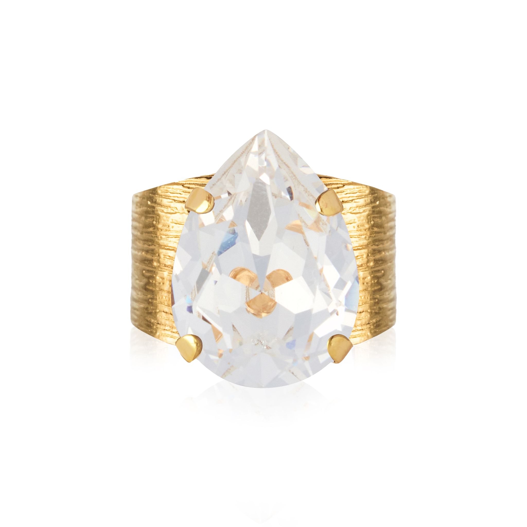 Ring Classic Drop Crystal
