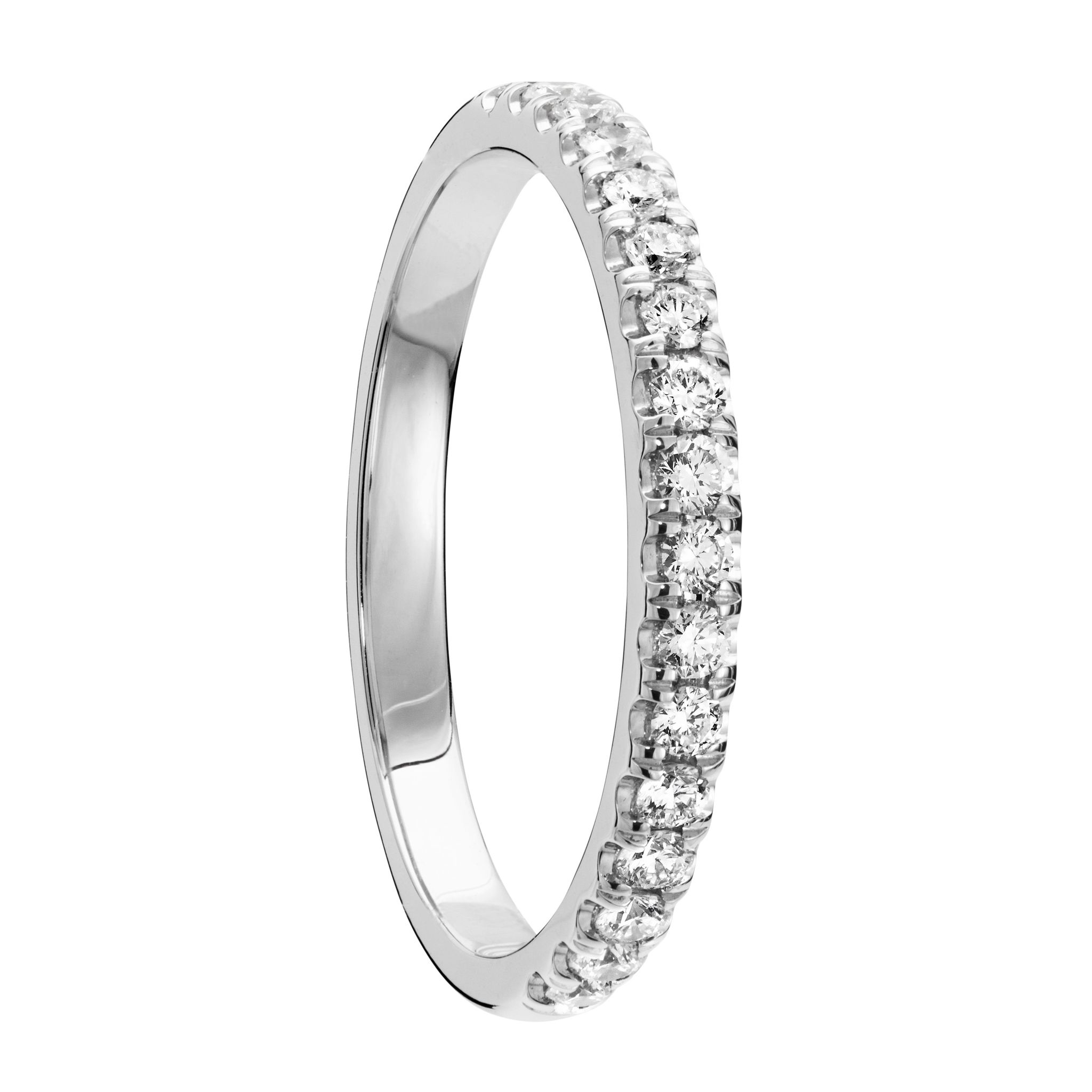 Diamantring i 18K guld, 17.0