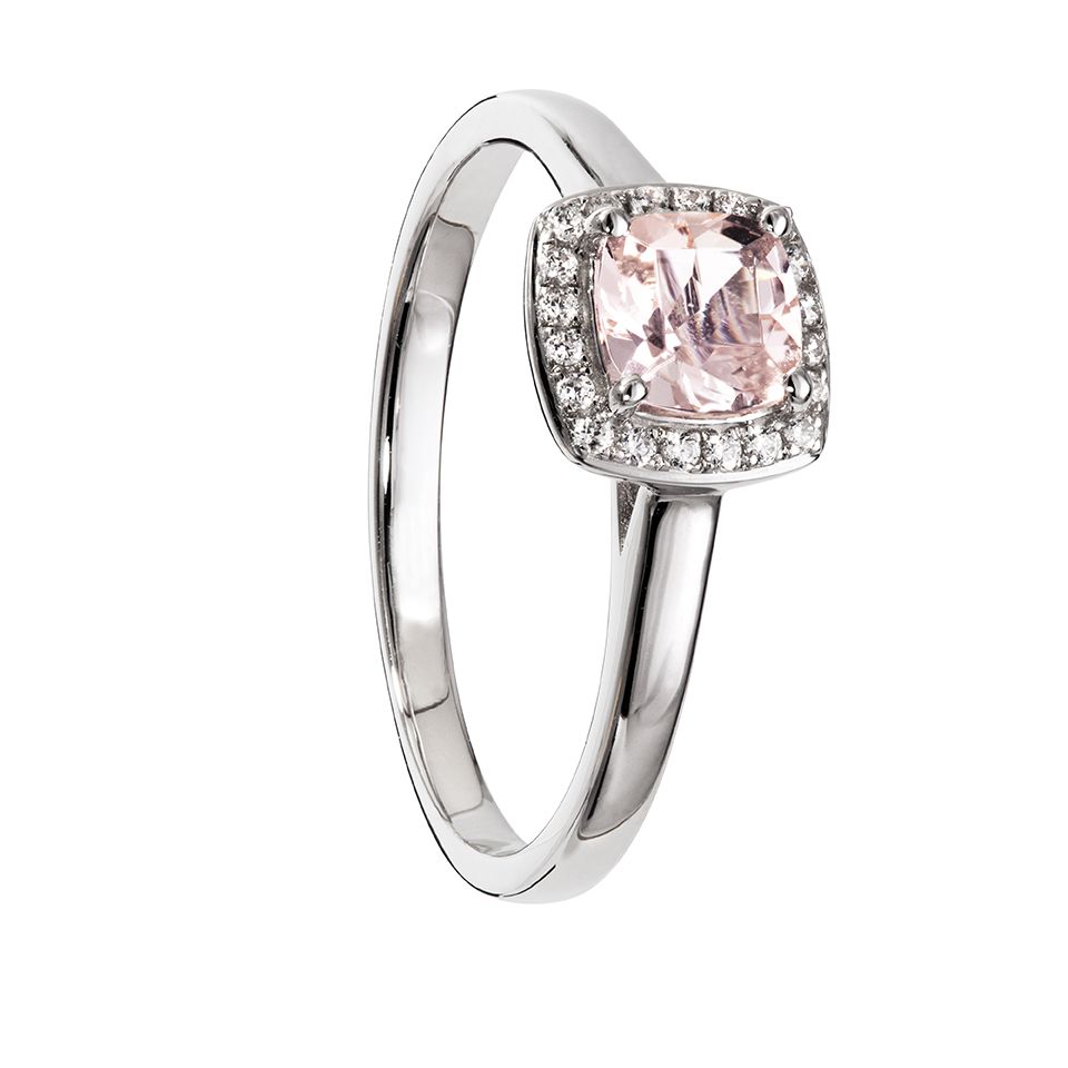 Diamantring i 18K guld, 19.0