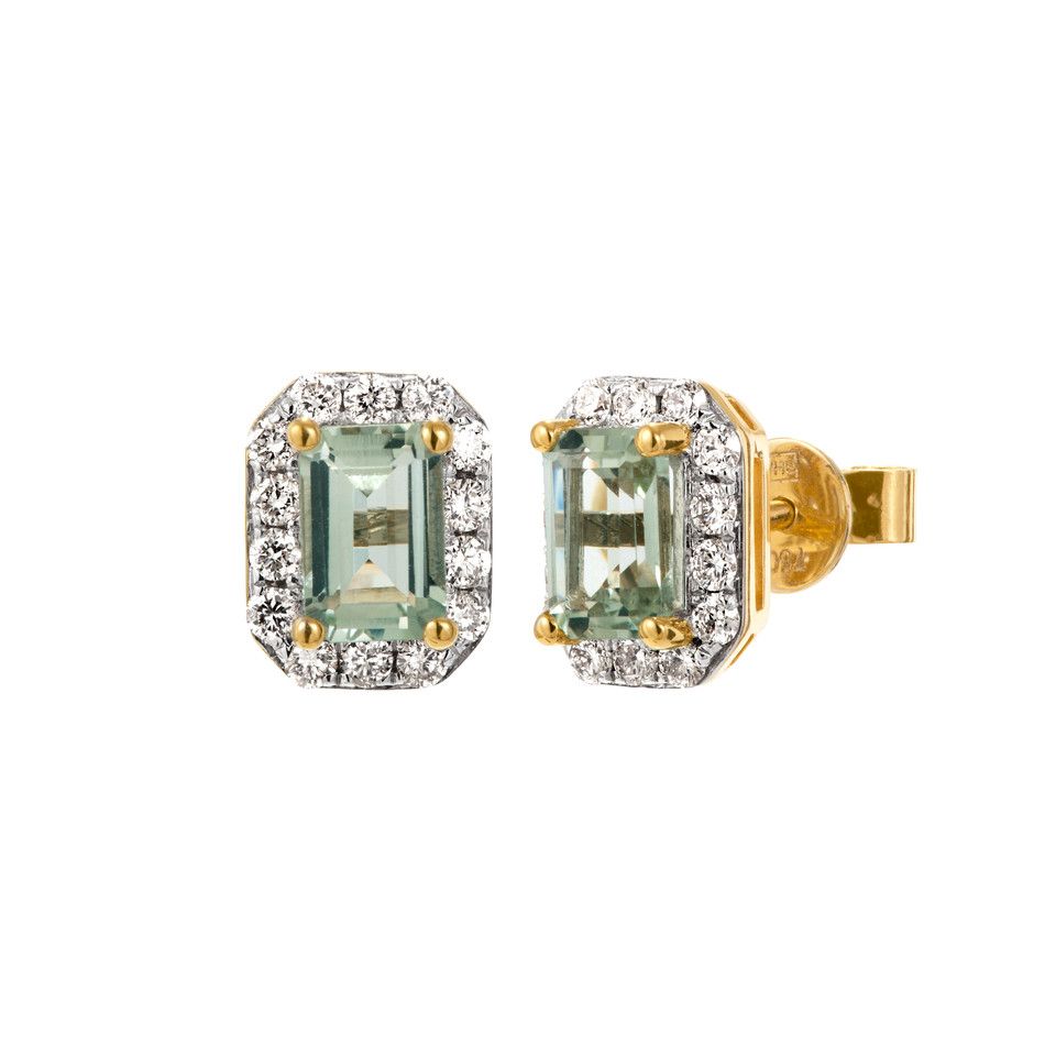 Diamantörhängen i 18K guld 13208